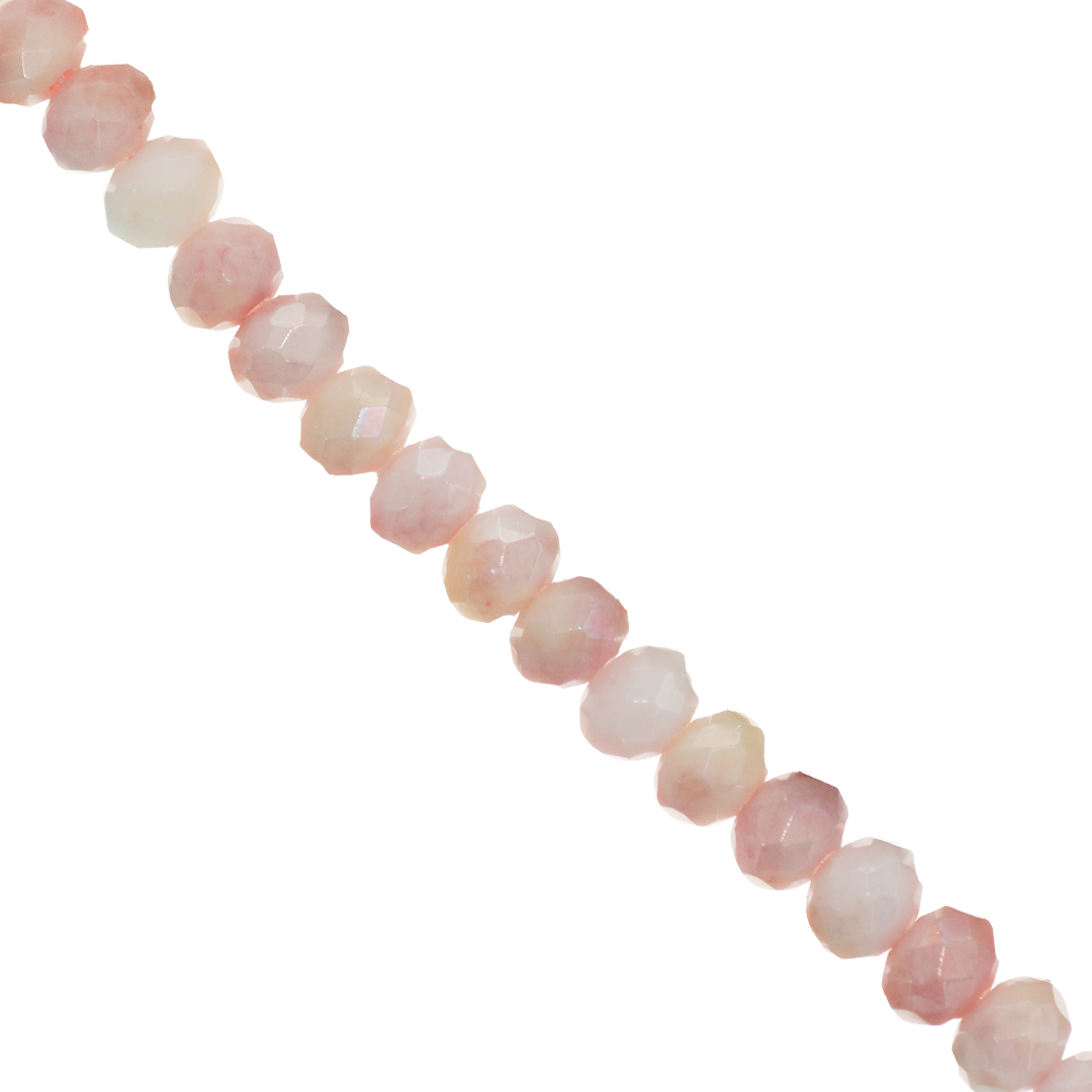 Crystal Glass Beads, Faceted, Rondelle, 4mm, Approx 110 pcs per strand, Available in Multiple Colours