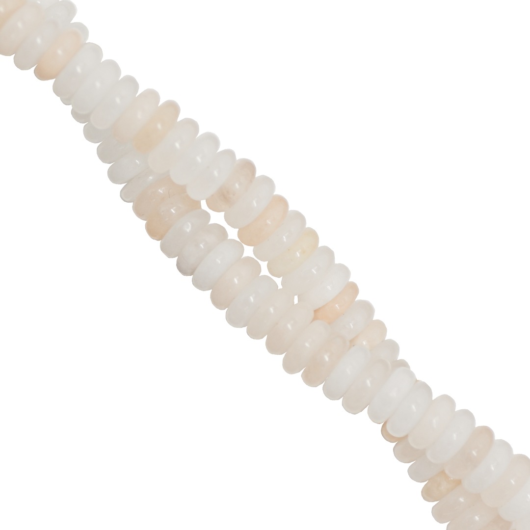 Rondelle Semi-Precious Stone, 6mm, Approx 180 pcs per strand, Available in Multiple Stones