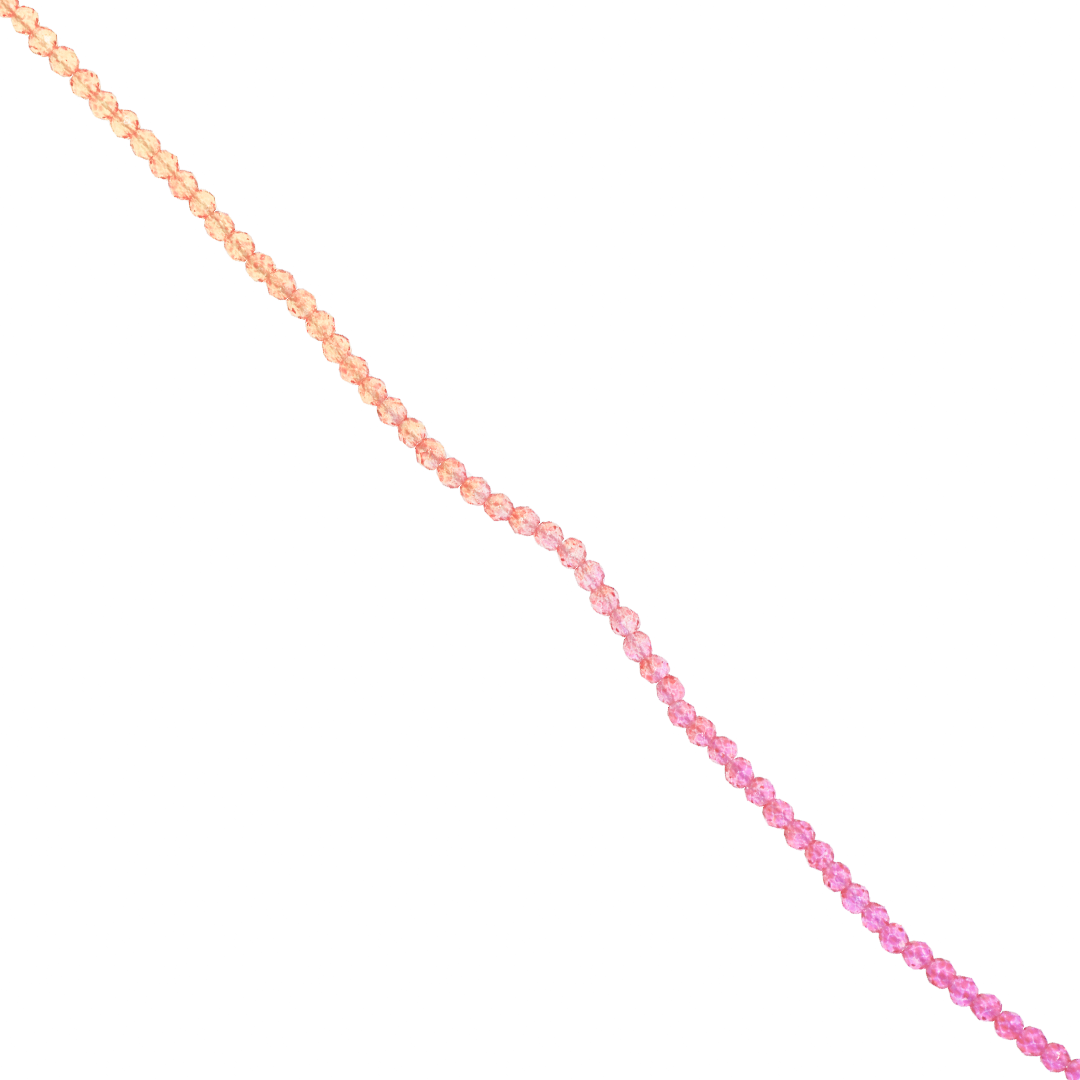 Glass Crystal Beads, Faceted, Round, 2mm, Approx 170 pcs per strand, Available in Multiple Colours