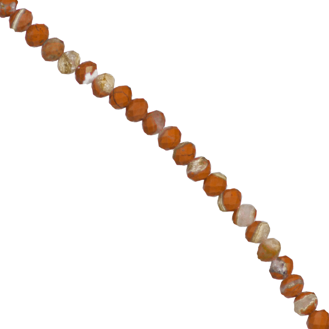 Faceted Rondelle Gemstone, 4.5mm x 3.5mm, Semi-Precious Stone, Approx 105 pcs per strand, Available in Multiple Gemstones