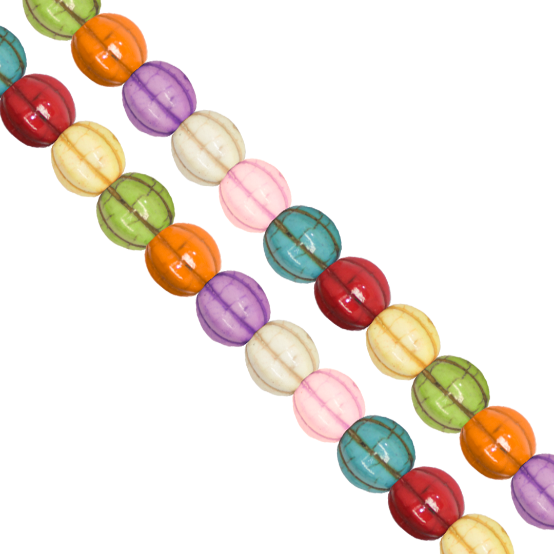 Dyed Magnesite, Pumpkin, Mixed Colours, Available in Multiple Sizes