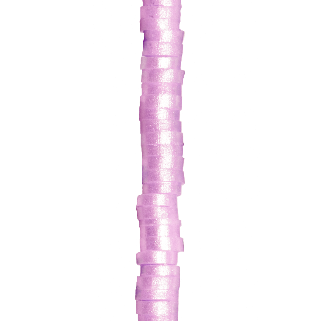 Heishi Beads, Shiny, Flat Disk Polymer Clay Beads, 4mm, Available in Multiple Colours