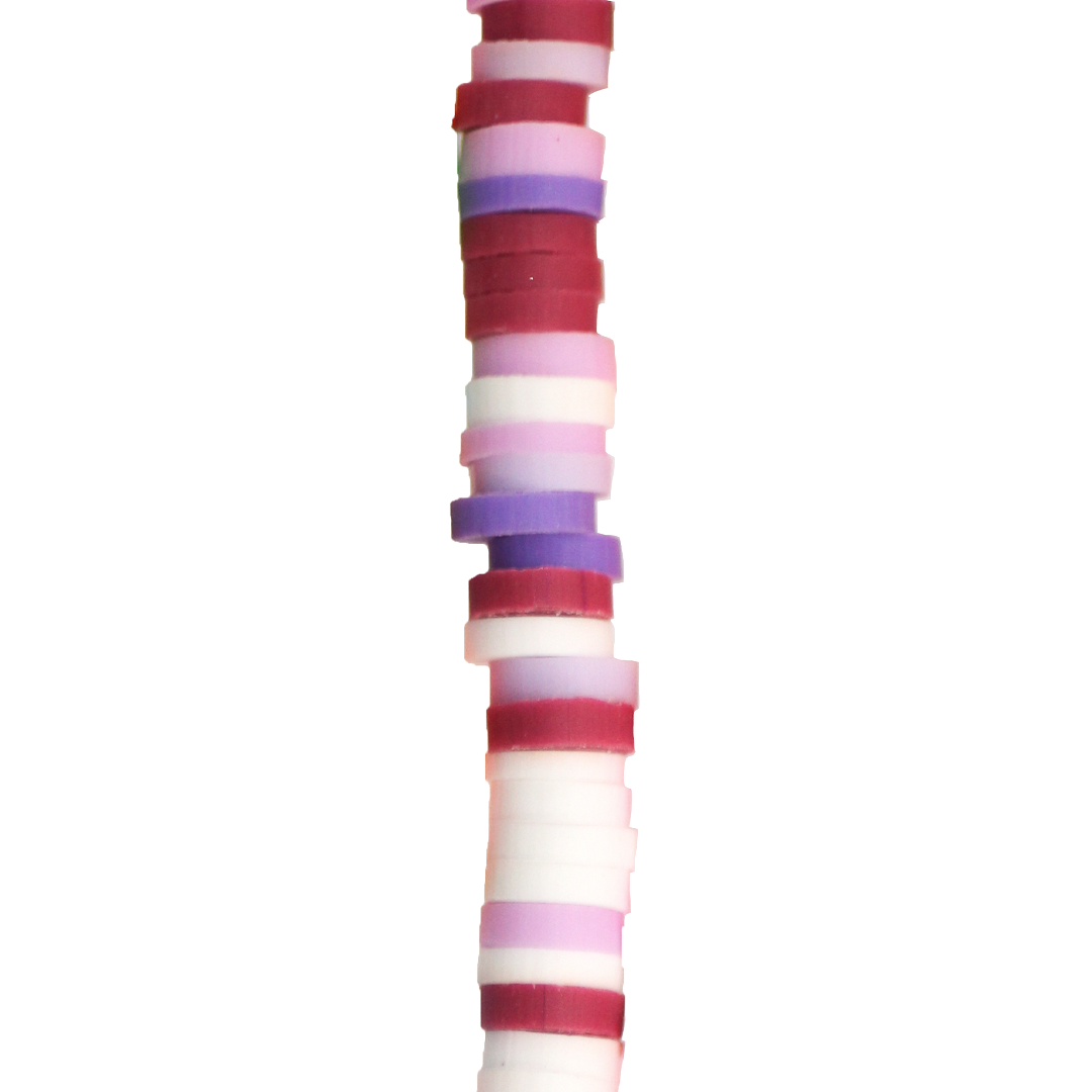 Heishi Beads, Flat Disk Polymer Clay Beads, 4mm, Available in Multiple Colours