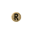 Spacer, Alphabet, Round, Flat, Gold, Alloy, 8mm, Sold Per pkg of 5