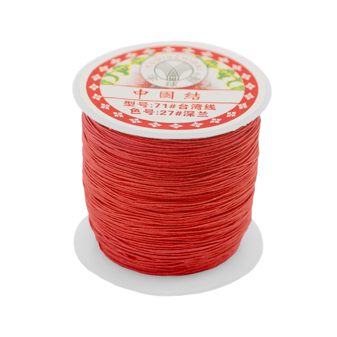 Asian Beading Knotting Cord, Nylon, 0.8mm, Available in Multiple Colours