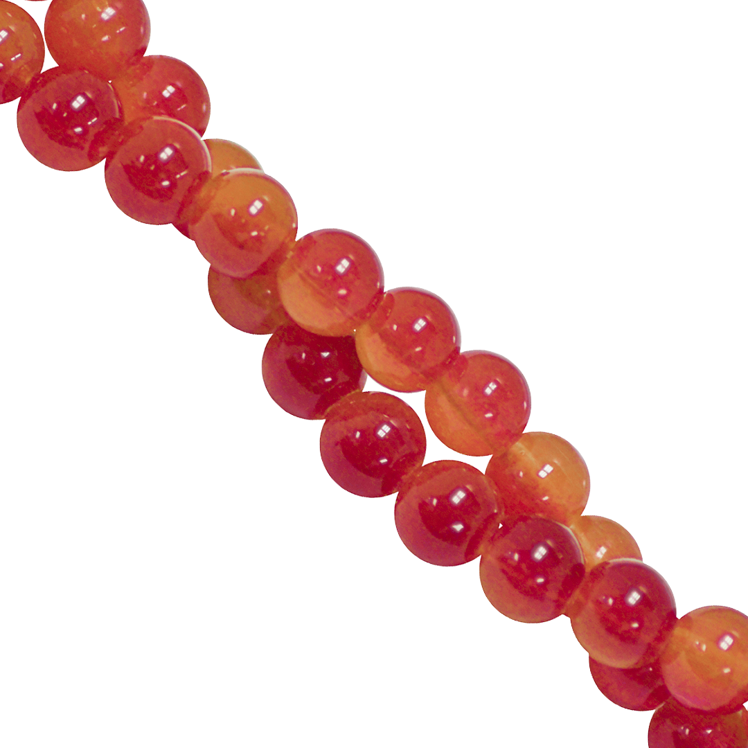 Glass Beads, 8mm, Approx 95 pcs per strand, Available in Multiple Colours