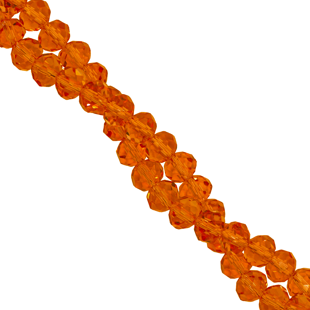Glass Crystal Beads, Rondelle, Faceted, 3mm, Approx 110 pcs per strand, Available in Multiple Colours