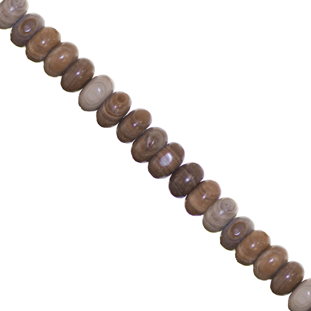 Rondelle Semi-Precious Stone, 8mm x 5mm, 70 pcs per strand - Available in 20 Stones