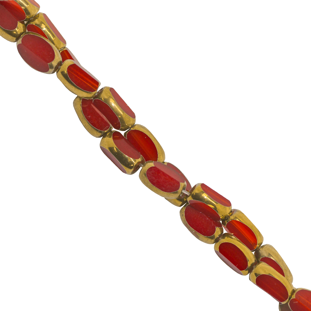 Glass Rice Beads, Opaque, 7mm x 3.5mm, Approx 45 pcs per strand, Available in Multiple Colours