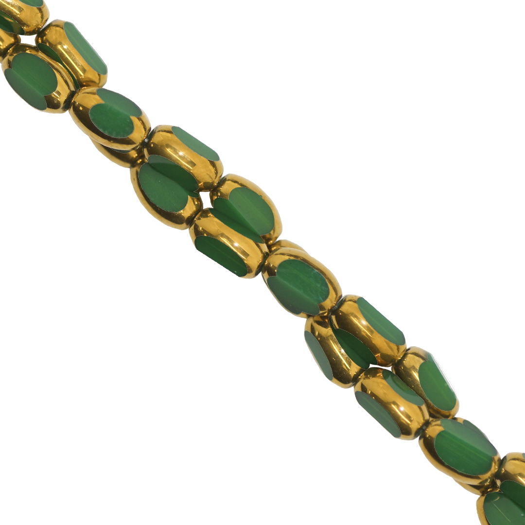 Glass Rice Beads, Opaque, 7mm x 3.5mm, Approx 45 pcs per strand, Available in Multiple Colours