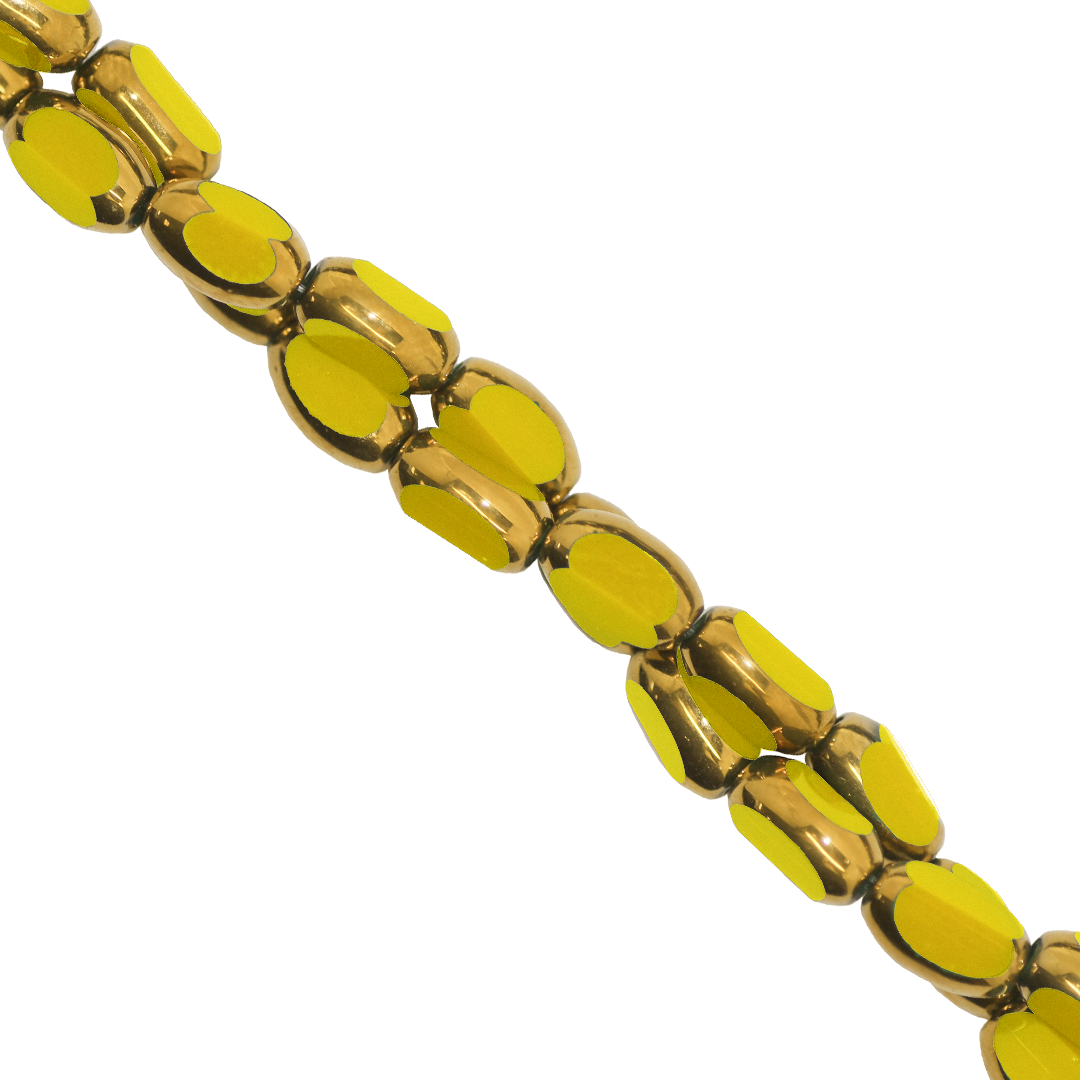 Glass Rice Beads, Opaque, 7mm x 3.5mm, Approx 45 pcs per strand, Available in Multiple Colours