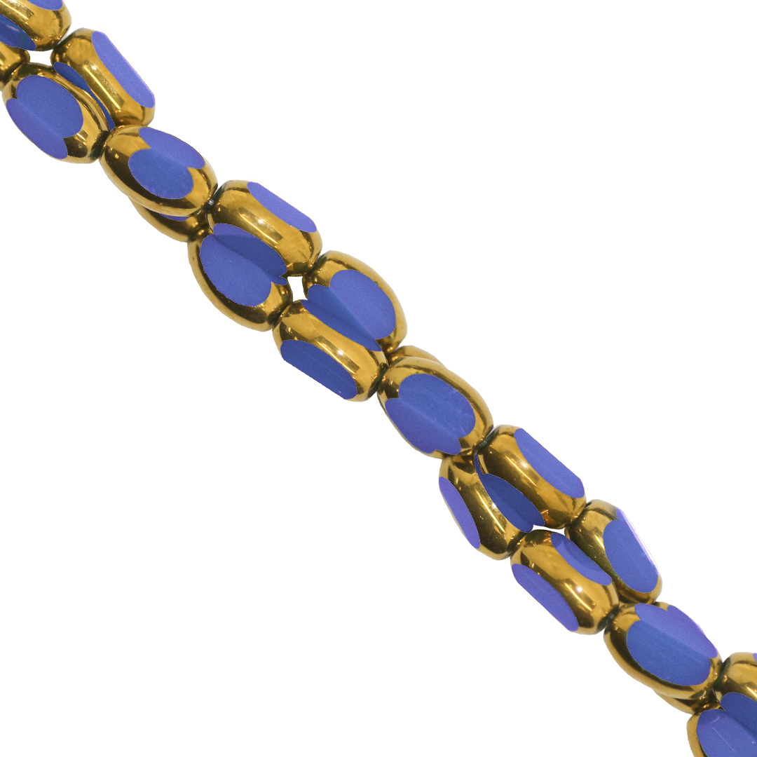 Glass Rice Beads, Opaque, 7mm x 3.5mm, Approx 45 pcs per strand, Available in Multiple Colours