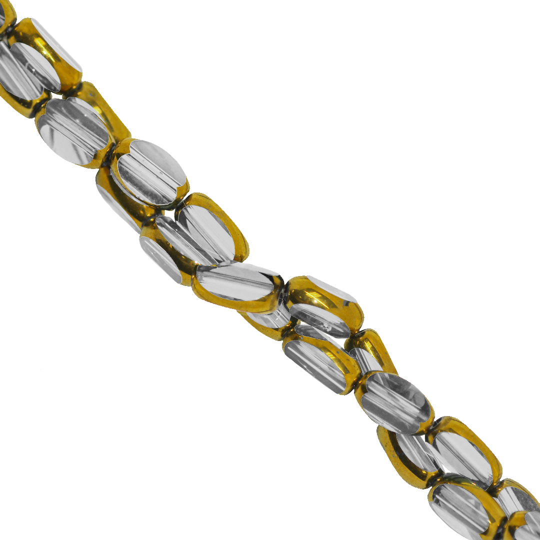 Glass Rice Beads, Transparent, 7mm x 3.5mm, Approx 45 pcs per strand, Available in Multiple Colours