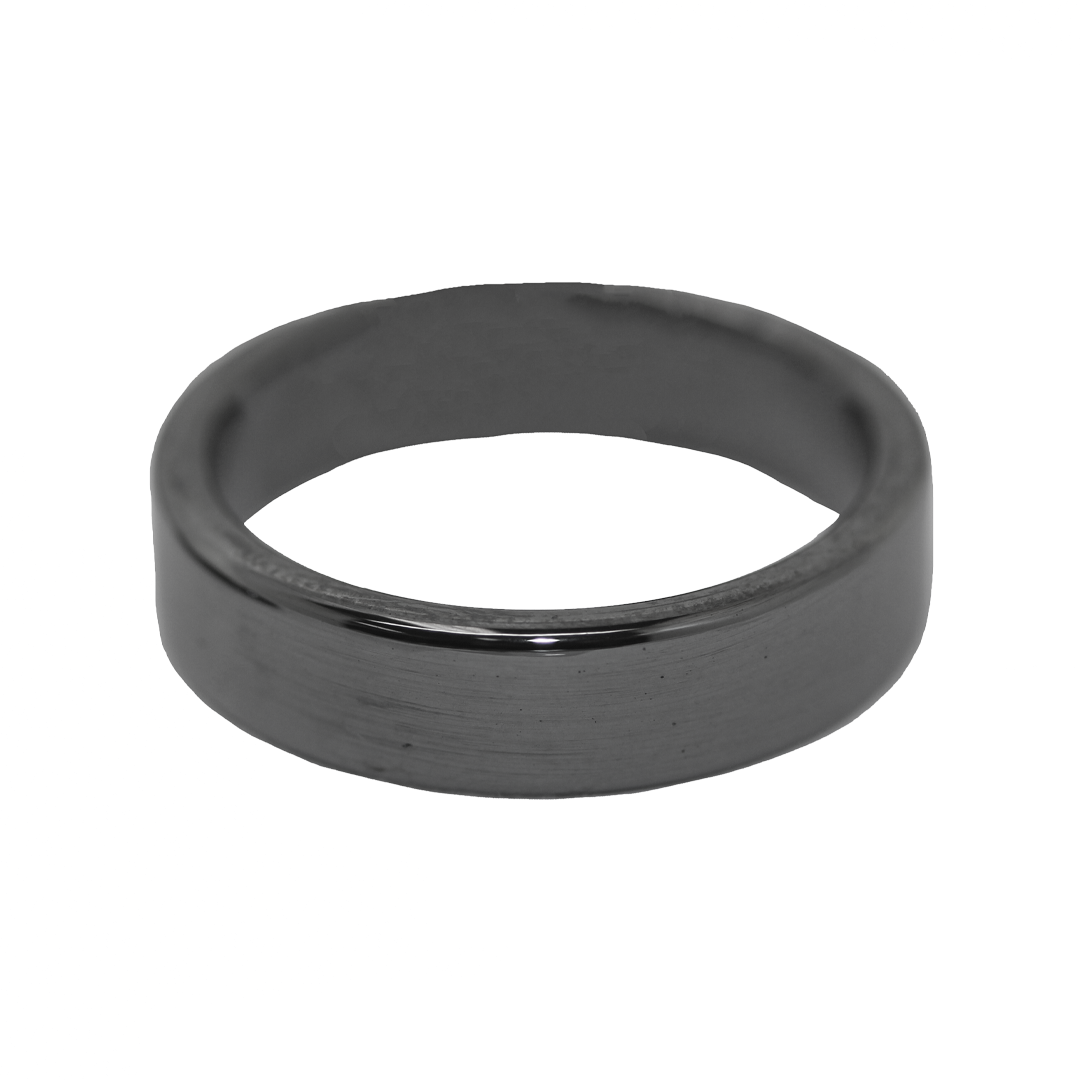 Hematite Ring, Semi-Precious Stone, 1 pc, Available in Size 16, 17, 19, 20