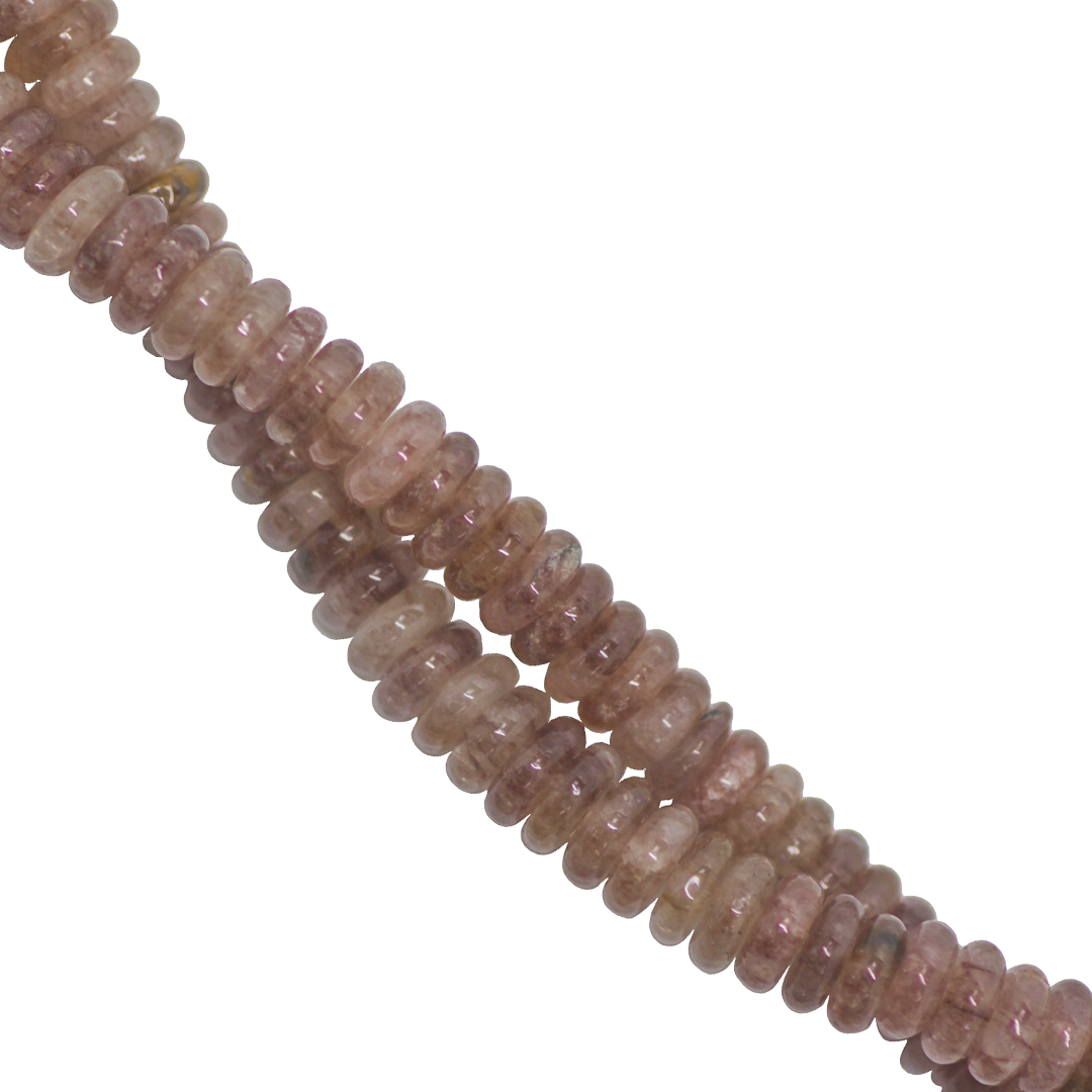 Rondelle Semi-Precious Stone, 6mm, Approx 180 pcs per strand, Available in Multiple Stones