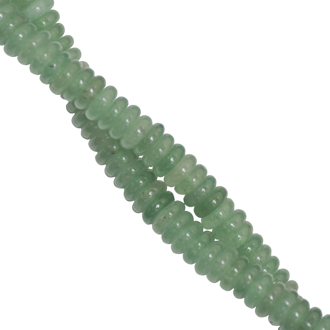 Rondelle Semi-Precious Stone, 6mm, Approx 180 pcs per strand, Available in Multiple Stones