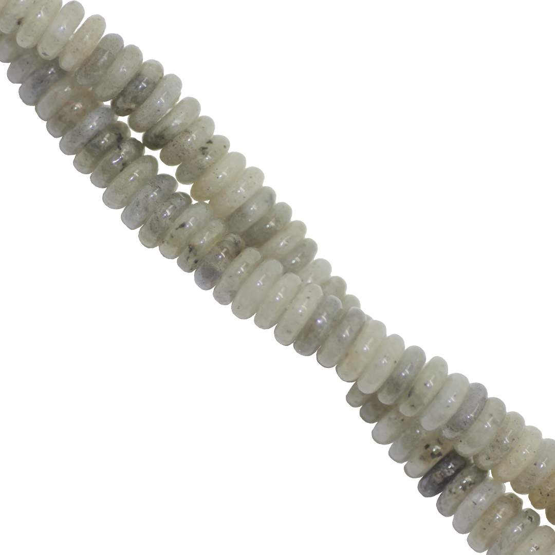 Rondelle Semi-Precious Stone, 6mm, Approx 180 pcs per strand, Available in Multiple Stones