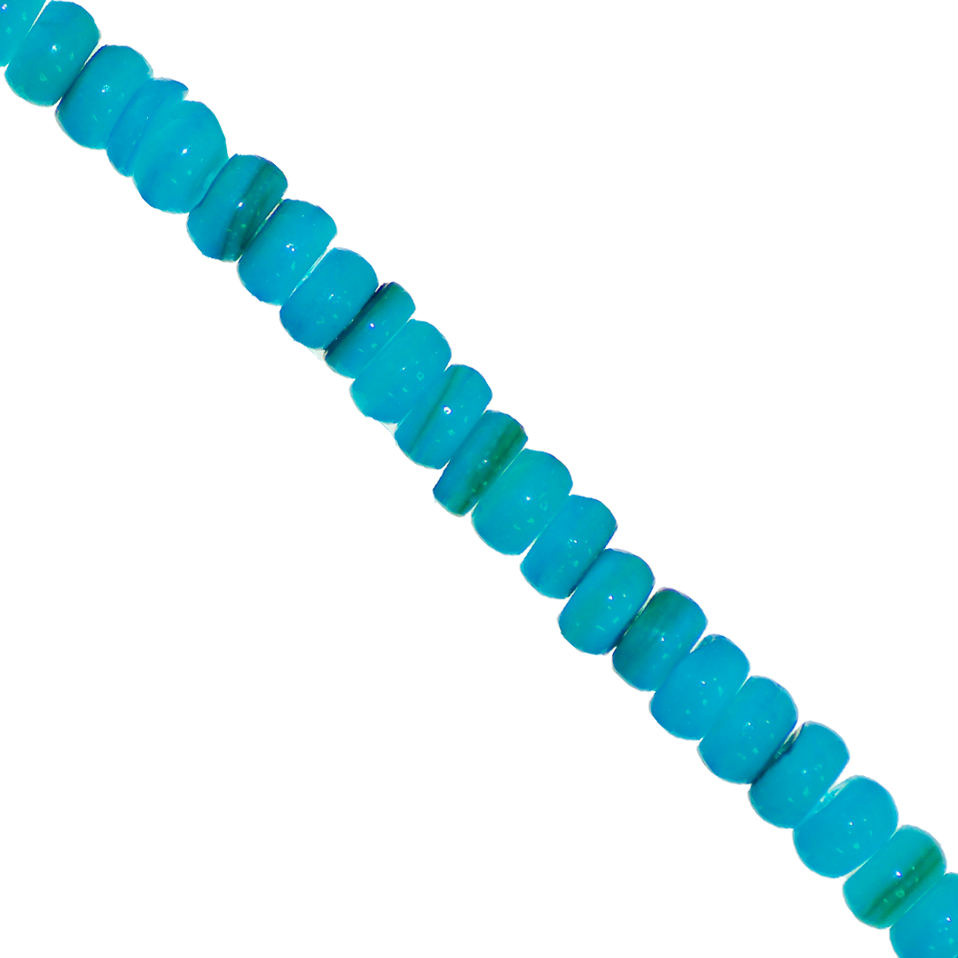 Shell Beads, Dyed, Rondelle, 5mm x 3mm, Approx 130 pcs per strand, Available in Multiple Colours