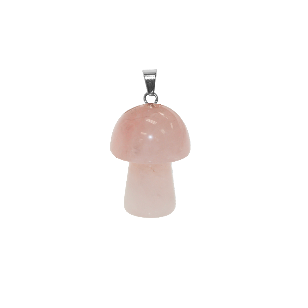 Gemstone Pendant, Mushroom, Semi-Precious Stone, Approx 21mm x 15mm, Sold Per pkg of 1, Available in Multiple Gemstones