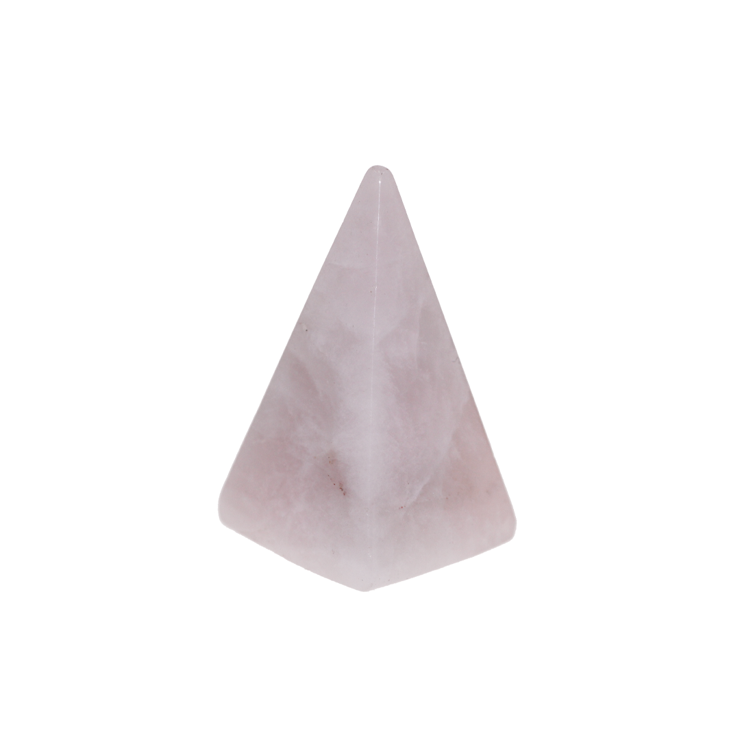 Tower Rose Quartz, Semi-Precious Stone, Approx 33mm x 19mm, No Hole, Sold Per pkg of 1
