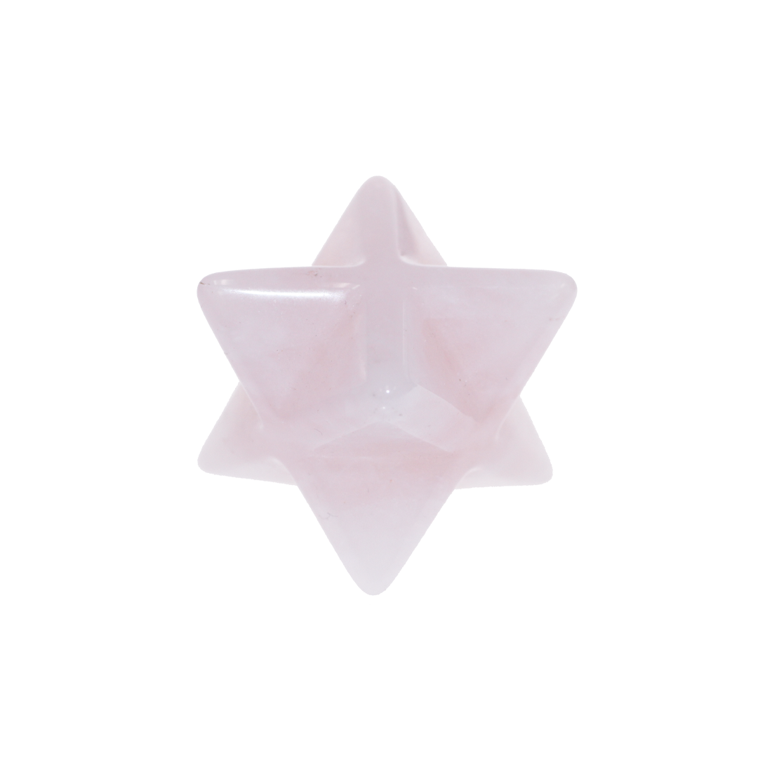 Star Rose Quartz, Semi-Precious Stone, Approx 23mm, No Hole, Sold Per pkg of 1