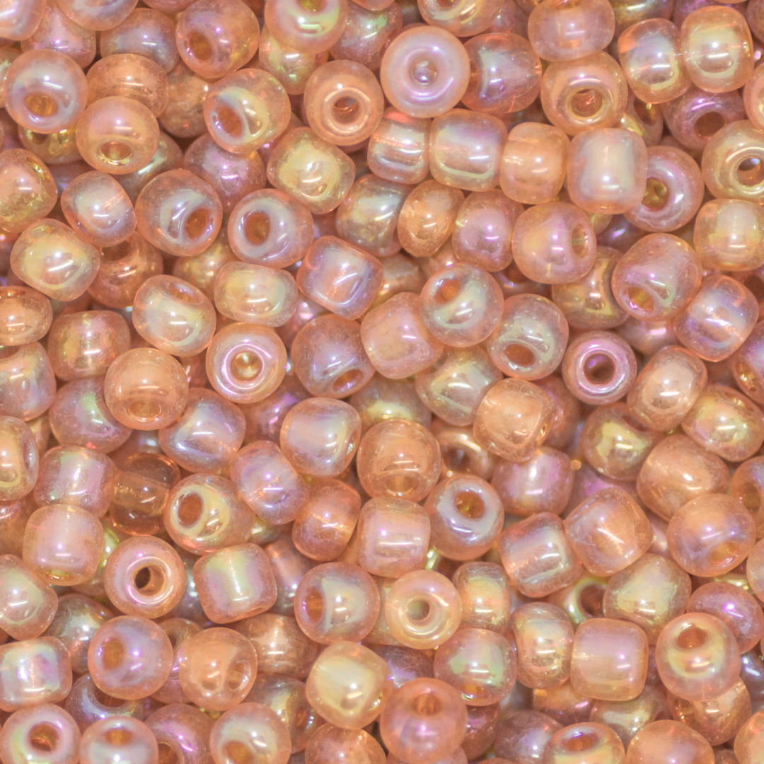 Seed Bead Bulk Bags - Transparent Luster - 6/0 - Approx 448g/6,000pcs - Available in Multiple Colours