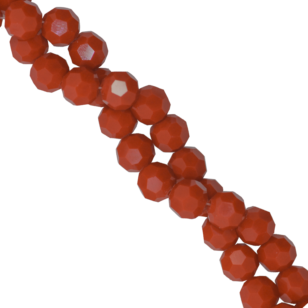 Glass Crystal Beads, Round, Faceted, 3mm, Approx 170 pcs per strand, Available in Multiple Colours