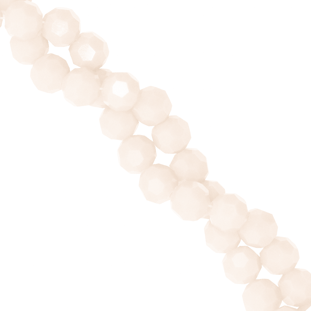 Glass Crystal Beads, Round, Faceted, 3mm, Approx 170 pcs per strand, Available in Multiple Colours