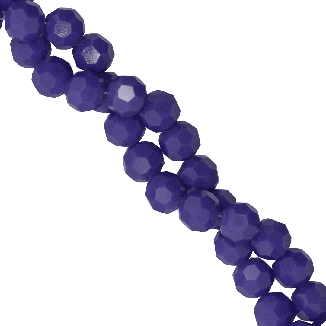 Glass Crystal Beads, Round, Faceted, 3mm, Approx 170 pcs per strand, Available in Multiple Colours