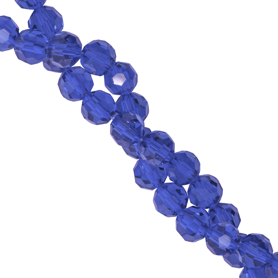 Glass Crystal Beads, Round, Faceted, 3mm, Approx 170 pcs per strand, Available in Multiple Colours