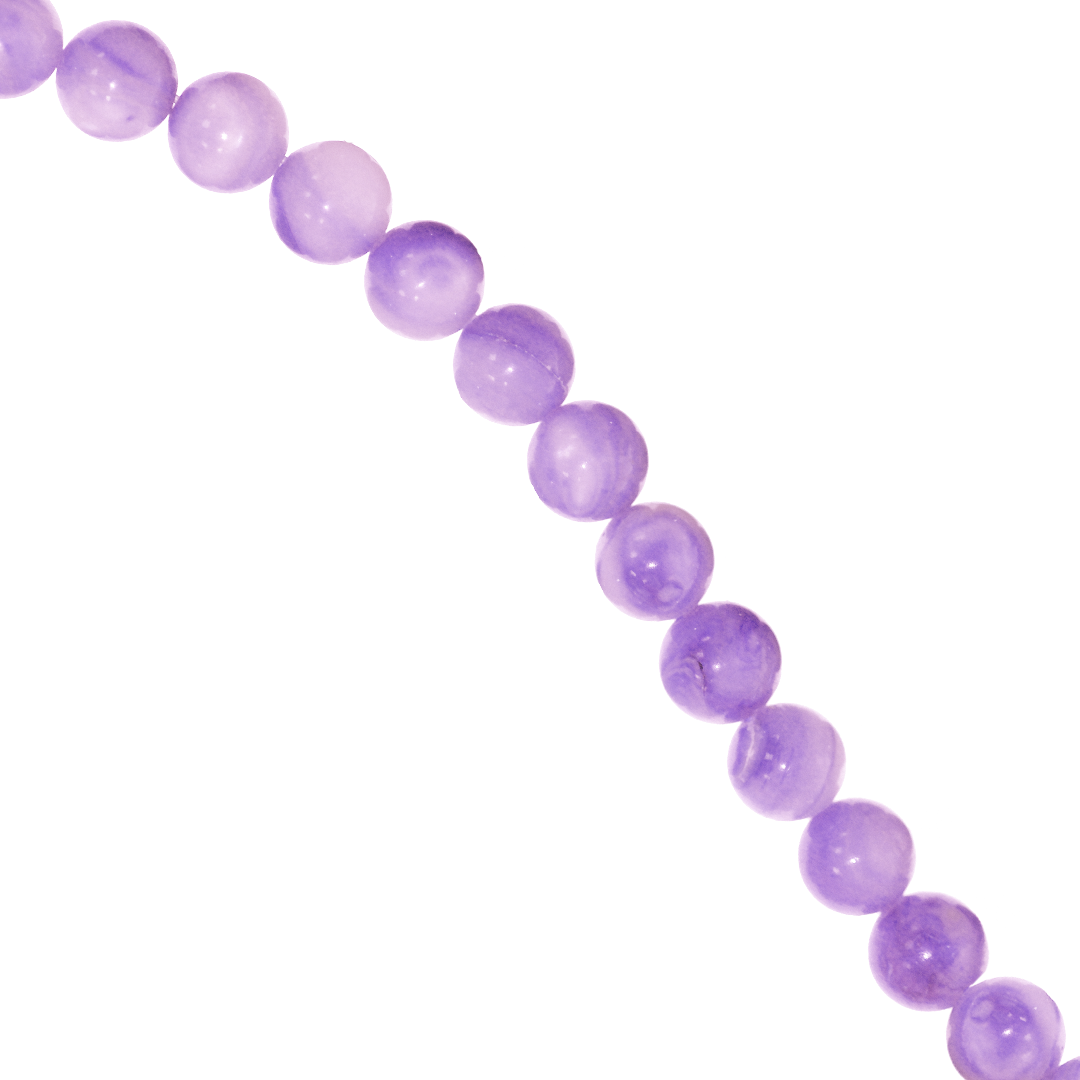 Shell Beads, Dyed, Round, 6mm, Approx 60 pcs per strand, Available in Multiple Colours