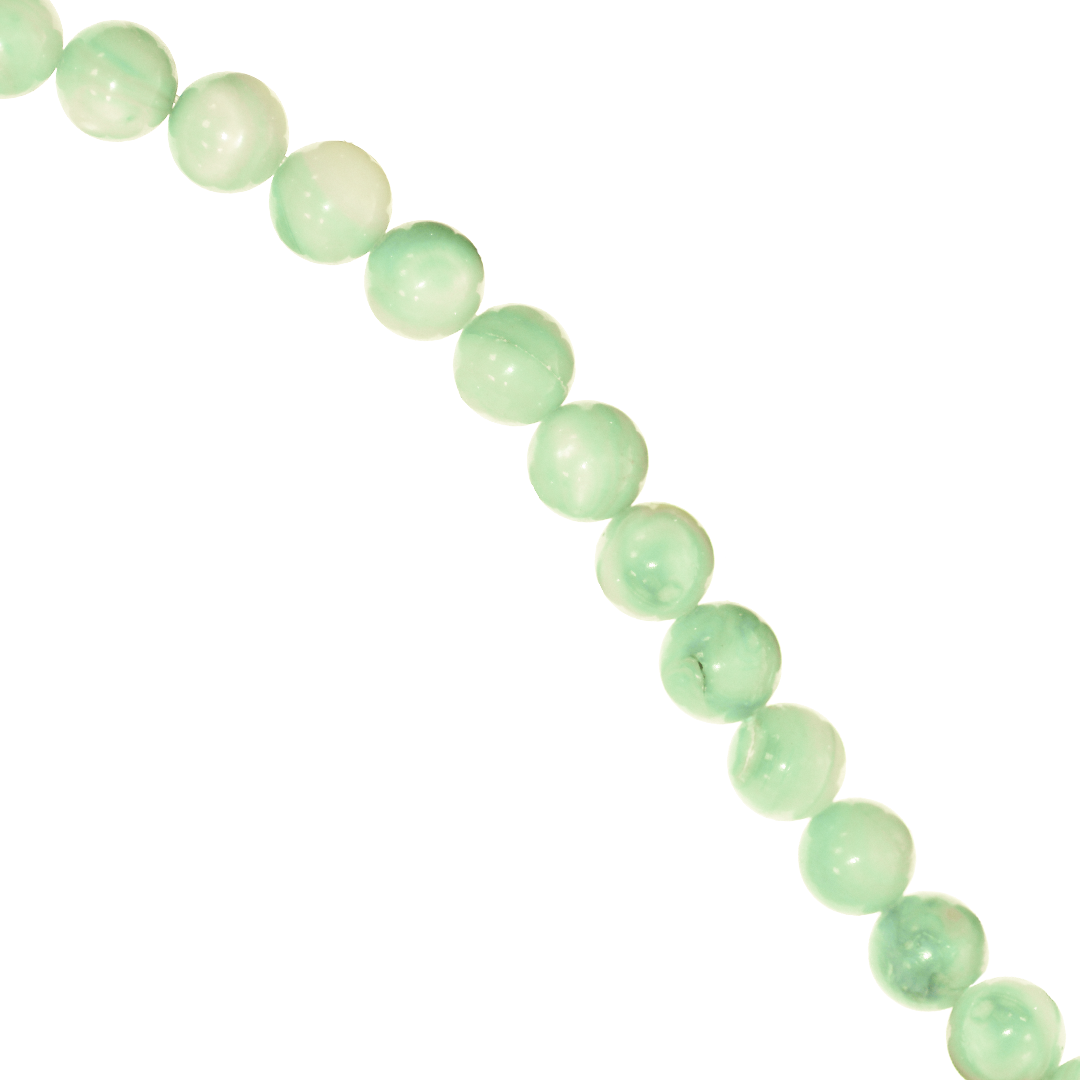 Shell Beads, Dyed, Round, 6mm, Approx 60 pcs per strand, Available in Multiple Colours