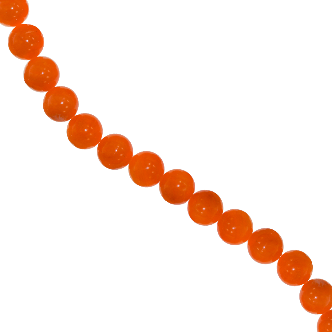 Shell Beads, Dyed, Round, 6mm, Approx 60 pcs per strand, Available in Multiple Colours