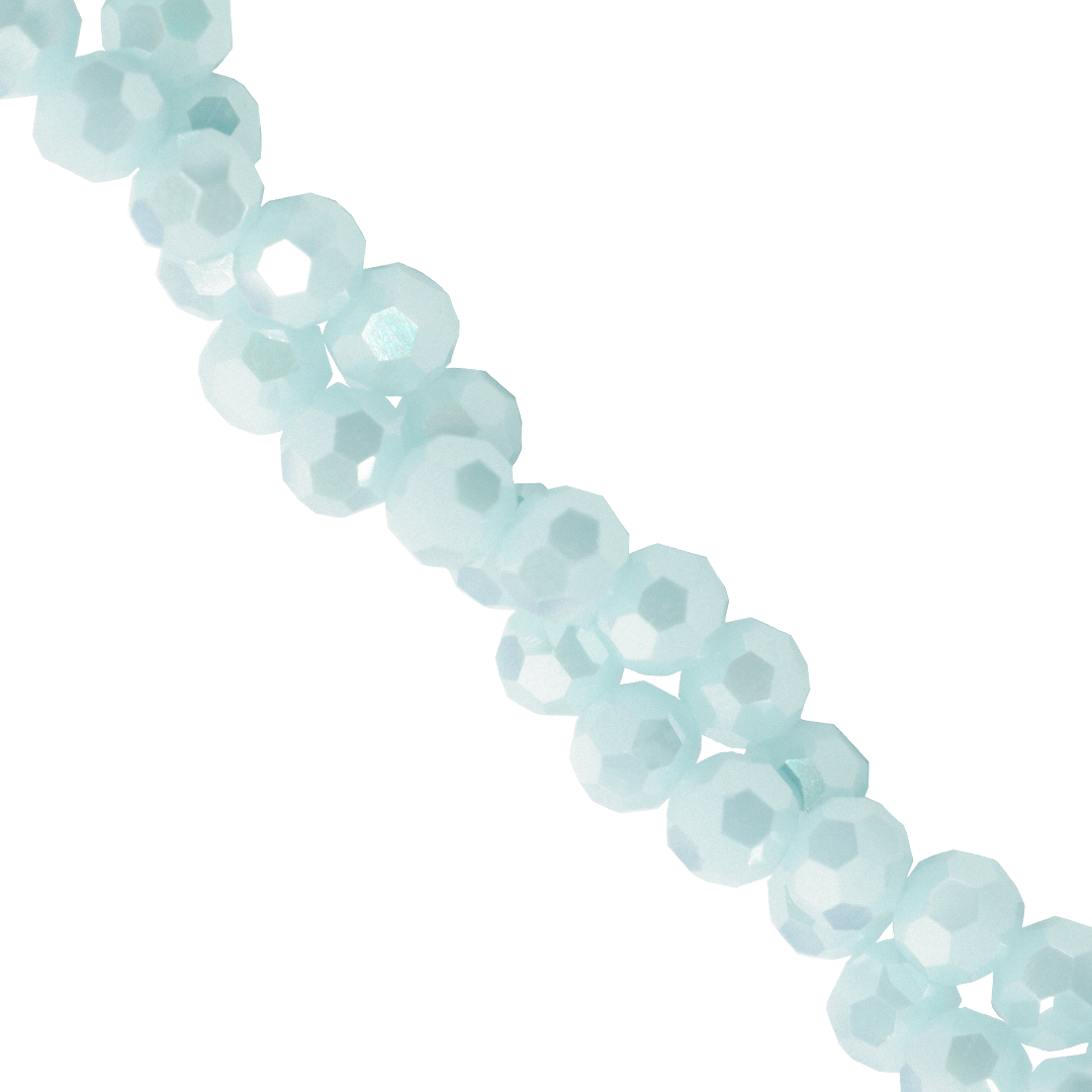 Glass Crystal Beads, Round, Faceted, 6mm, Approx 90 pcs per strand, Available in Multiple Colours