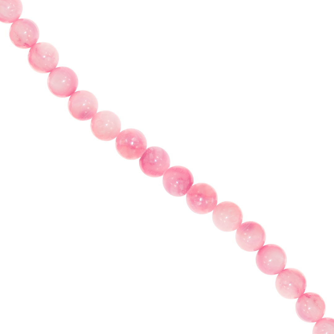 Shell Beads, Dyed, Round, 4mm, Approx 95 pcs per strand, Available in Multiple Colours