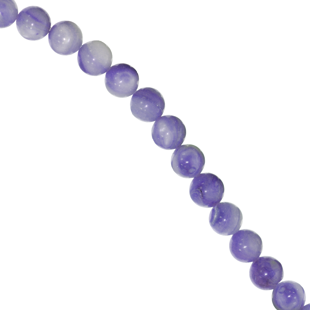 Shell Beads, Dyed, Round, 4mm, Approx 95 pcs per strand, Available in Multiple Colours