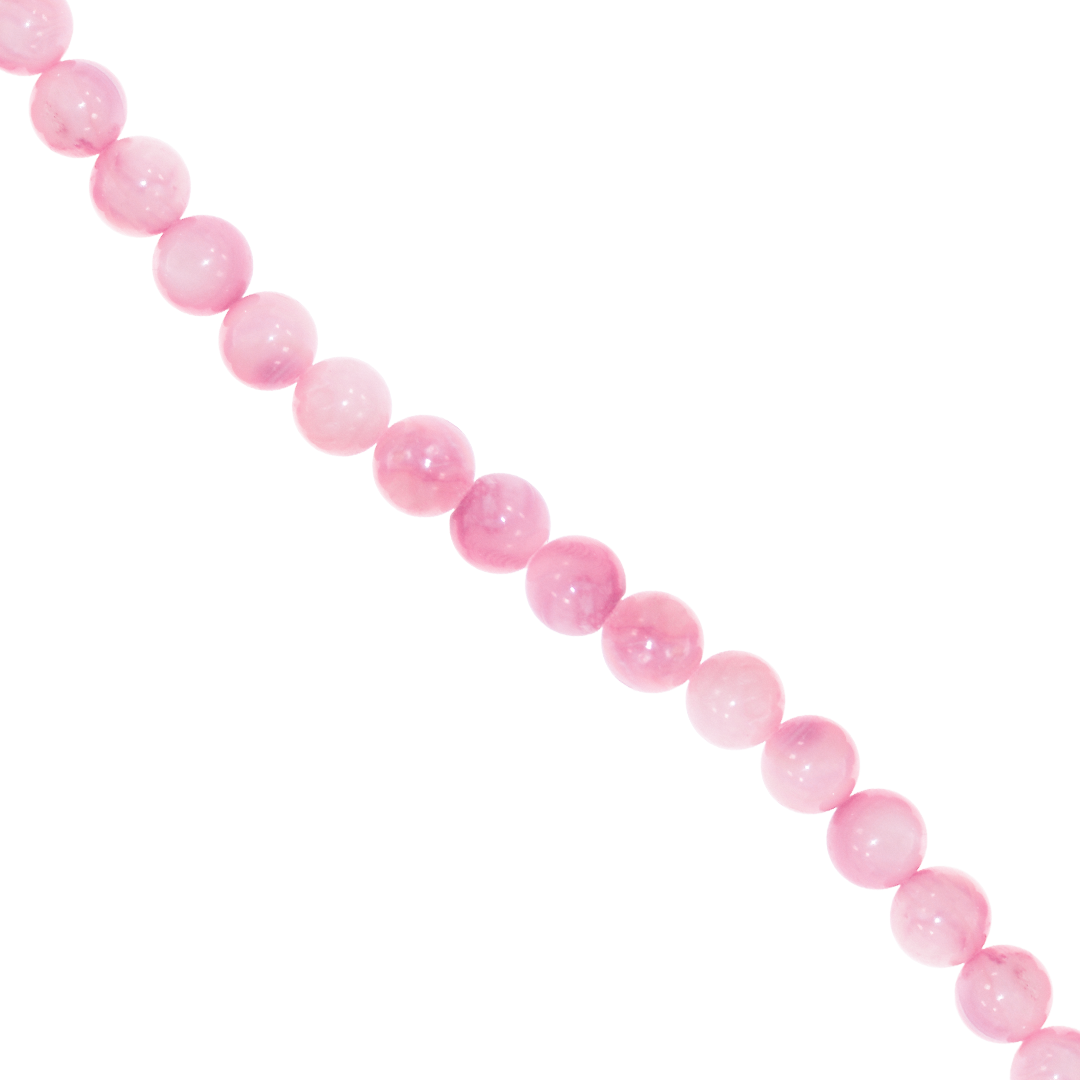 Shell Beads, Dyed, Round, 4mm, Approx 95 pcs per strand, Available in Multiple Colours