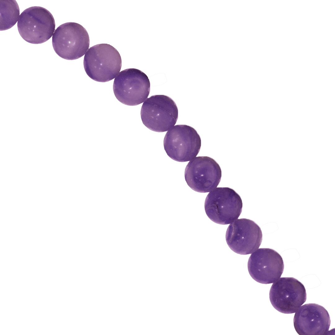Shell Beads, Dyed, Round, 3mm, Approx 125 pcs per strand, Available in Multiple Colours