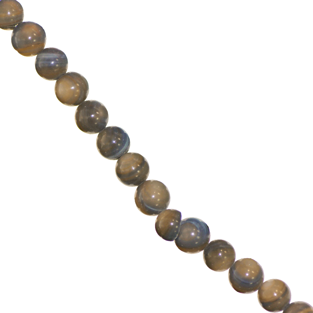 Shell Beads, Dyed, Round, Approx 50 pcs per strand, Available in Multiple Colours and Sizes