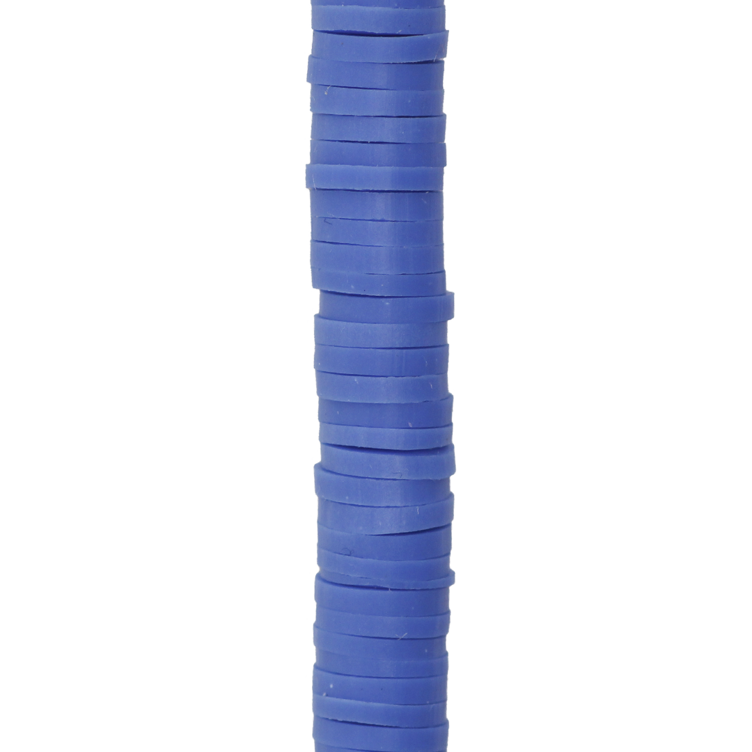 Heishi Beads, Flat Disk Polymer Clay Beads, 6mm, Available in Multiple Colours