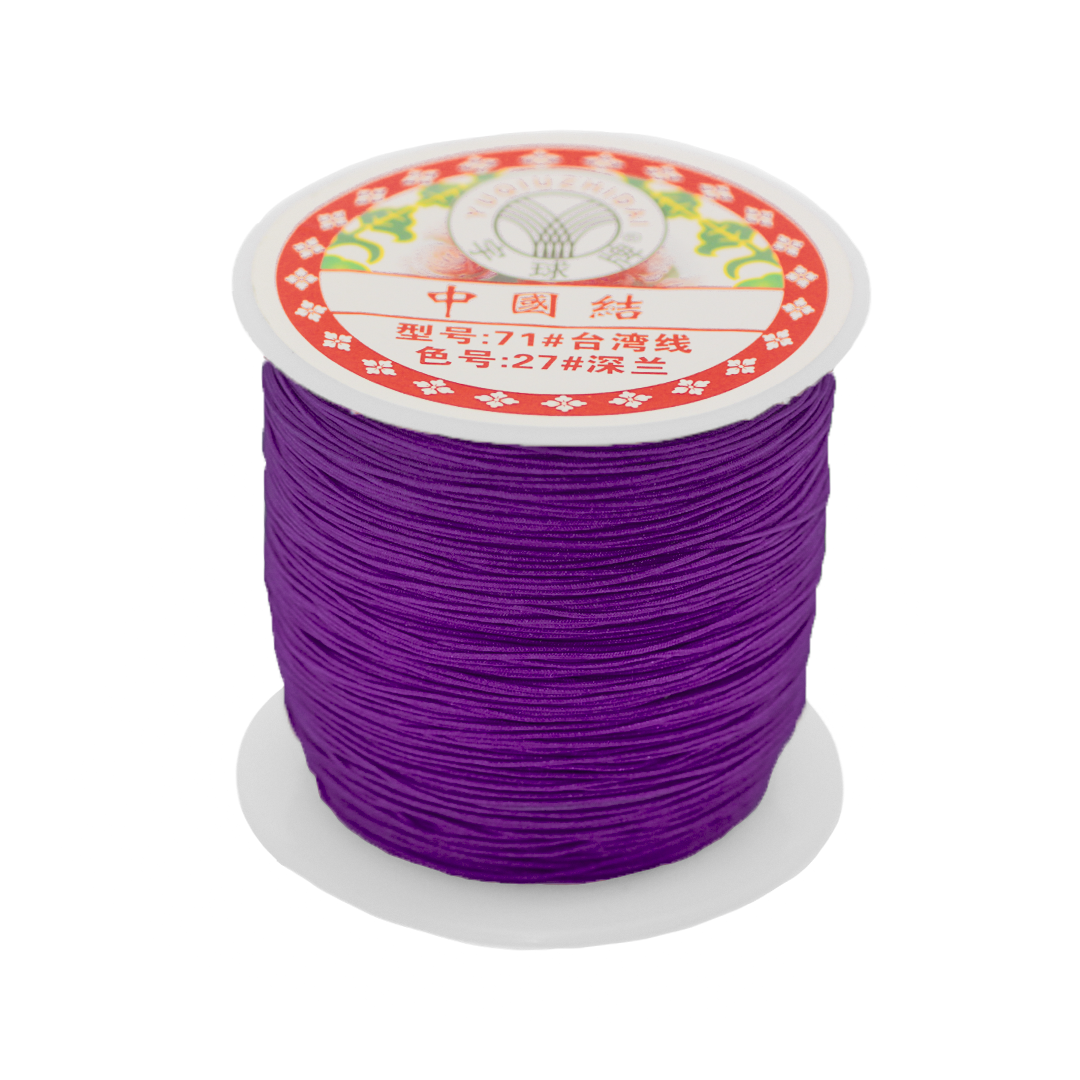 Asian Beading Knotting Cord, Nylon, 0.8mm, Available in Multiple Colours