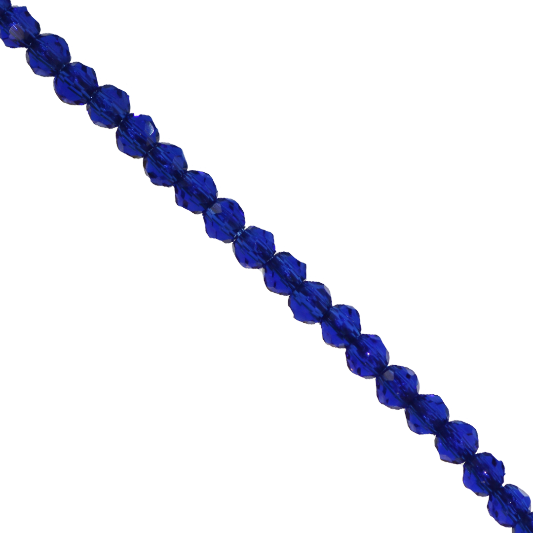 Glass Crystal Beads, Faceted, Round, 2mm, Approx 170 pcs per strand, Available in Multiple Colours