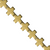 Hematite, Cross, Plated, 10mm x 10mm, Approx 35+ pcs per strand, Available in Multiple Colours