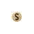 Spacer, Alphabet, Round, Flat, Gold, Alloy, 8mm, Sold Per pkg of 5