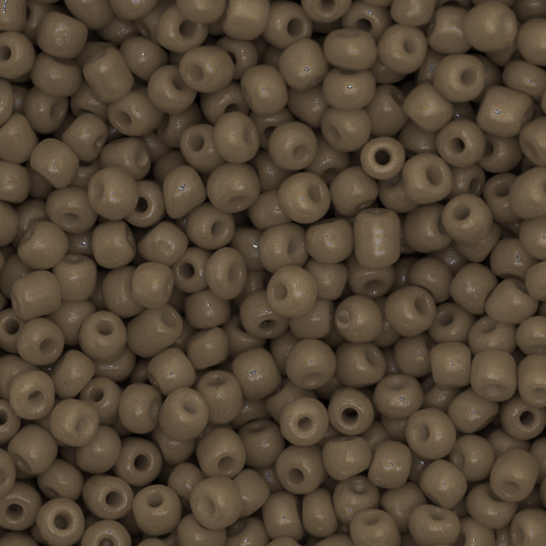 Seed Bead Bulk Bags - 6/0 -  Ashwood Moss Opaque  - 448g/6,000pcs