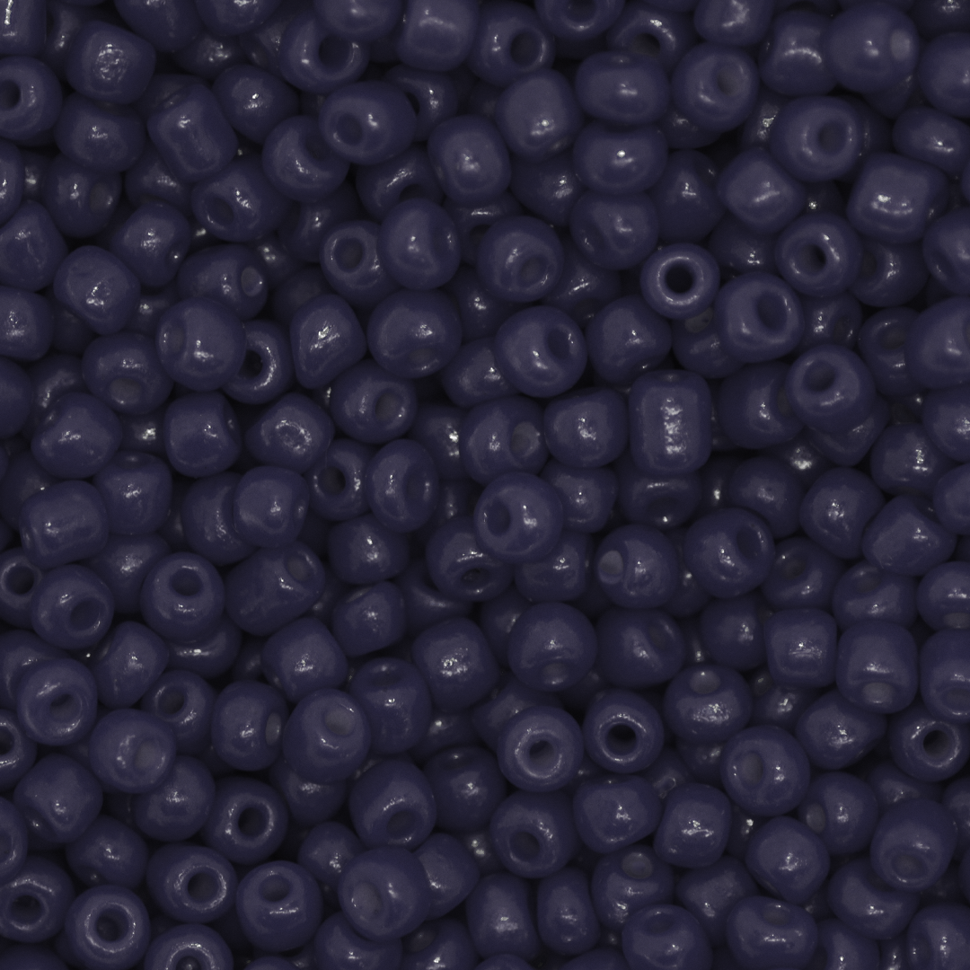 Seed Bead Bulk Bags - 11/0 - Dark Navy Opaque - Approx 448g/40,000pcs