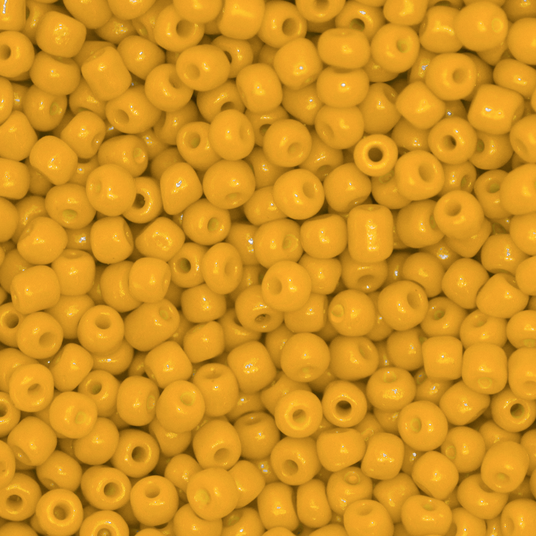 Seed Bead Bulk Bags - 8/0 - Marigold Opaque - 449g/13,000pcs