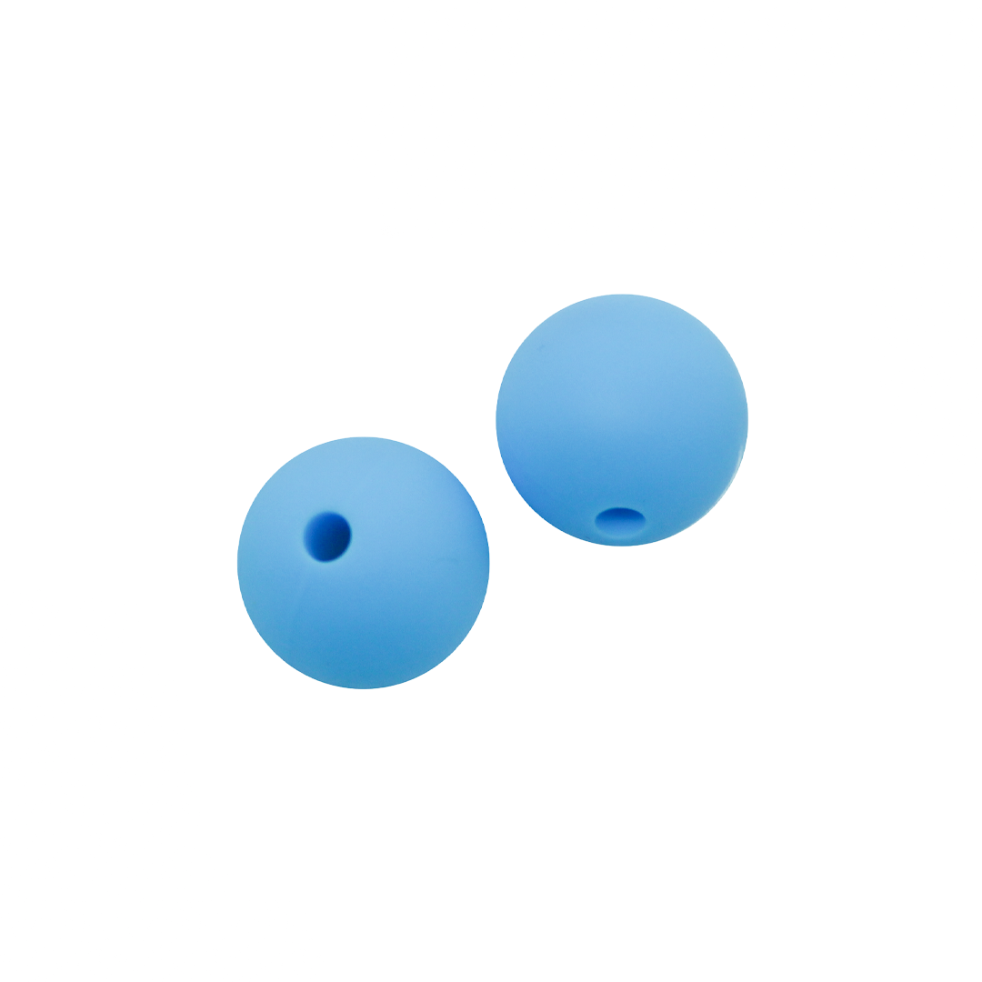 Silicone Beads, Round, 12mm, Sold Per pkg of 10, Available in Multiple Colours