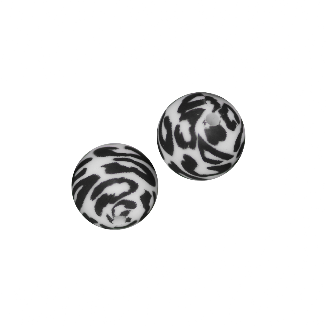 Silicone Beads, Round, 15mm, Sold Per pkg of 10, Available in Multiple Colours