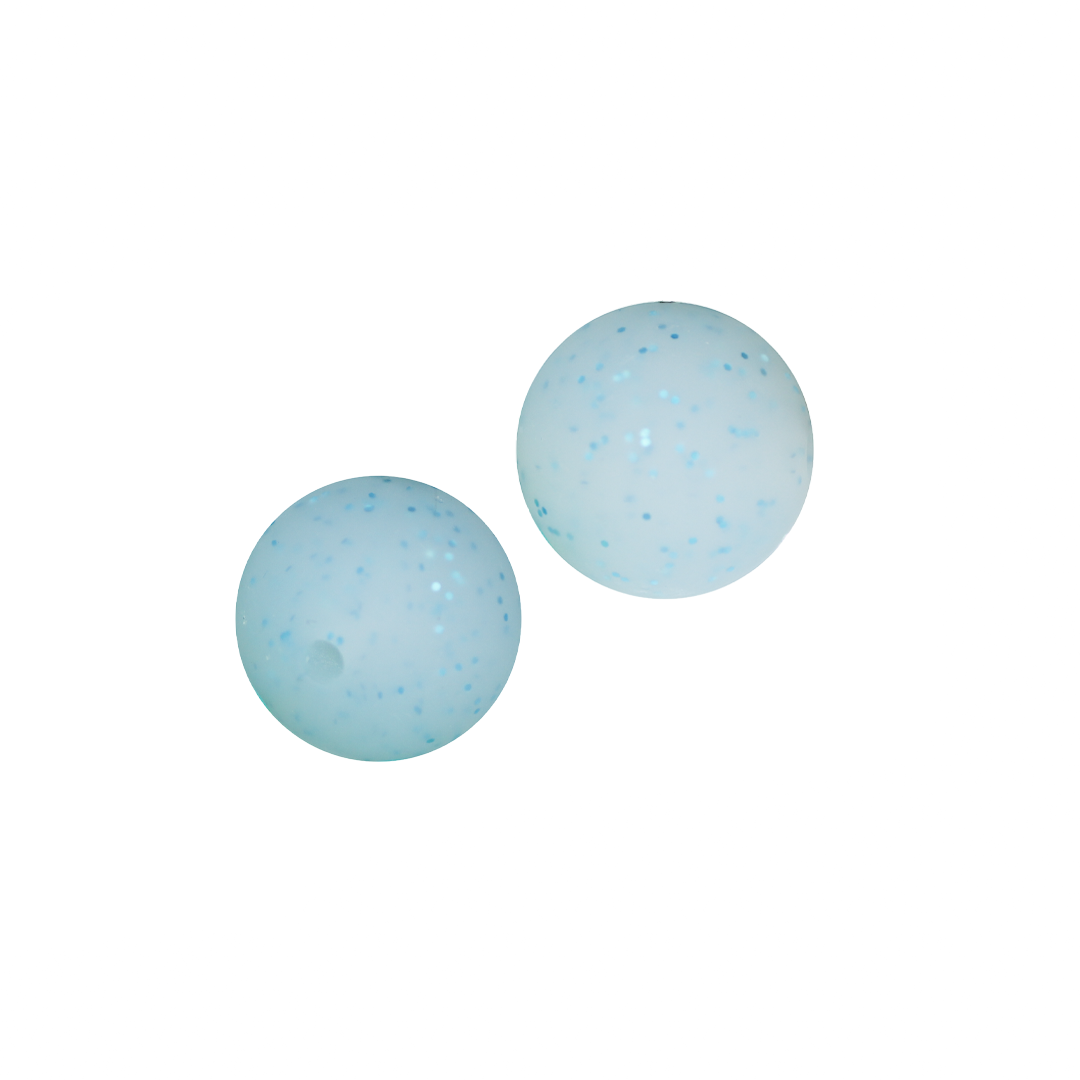 Silicone Beads, Round, 15mm, Sold Per pkg of 10, Available in Multiple Colours
